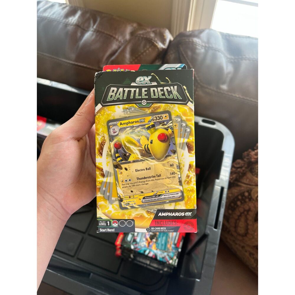 Pokemon TCG ex Battle Deck Ampharos ex 60 Card Deck Sealed
